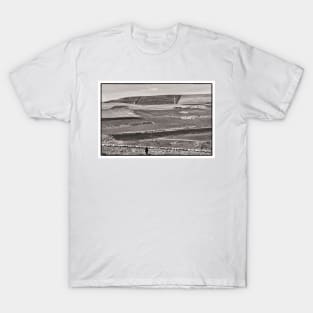 A Patchwork of fields - Mull of Galloway, Scotland T-Shirt